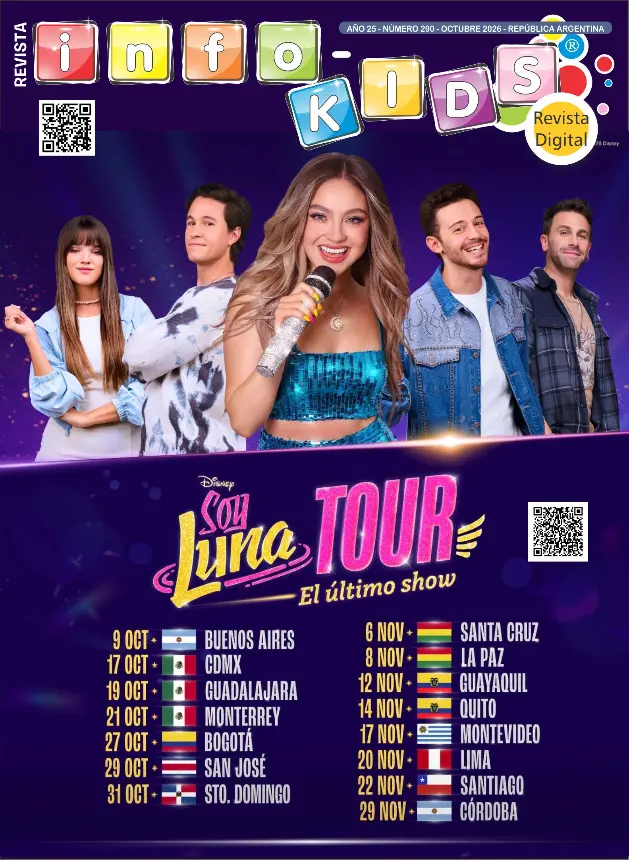Disney - Soy Luna Tour - El último show - Dale click a la tapa para comprar las entradas
