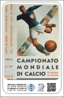 COPA MUNDIAL DE FUTBOL ITALIA 1934 – auspicia ALFAJORES QUE RICO!