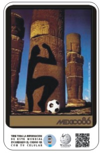 COPA MUNDIAL DE FUTBOL MEXICO 1986 – auspicia ALFAJORES QUE RICO!