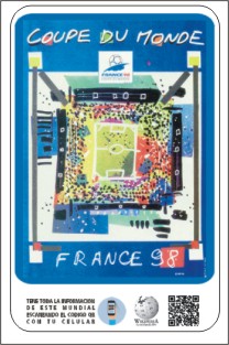 COPA MUNDIAL DE FUTBOL FRANCIA 1998 – auspicia ALFAJORES QUE RICO!…mmm…QUE RICO! Alfajor.